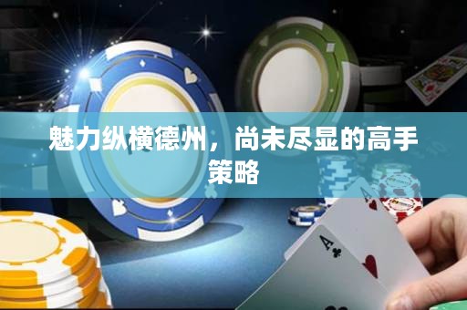 魅力縱橫德州，尚未盡顯的高手策略