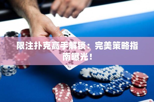 限注撲克高手解鎖：完美策略指南曝光！